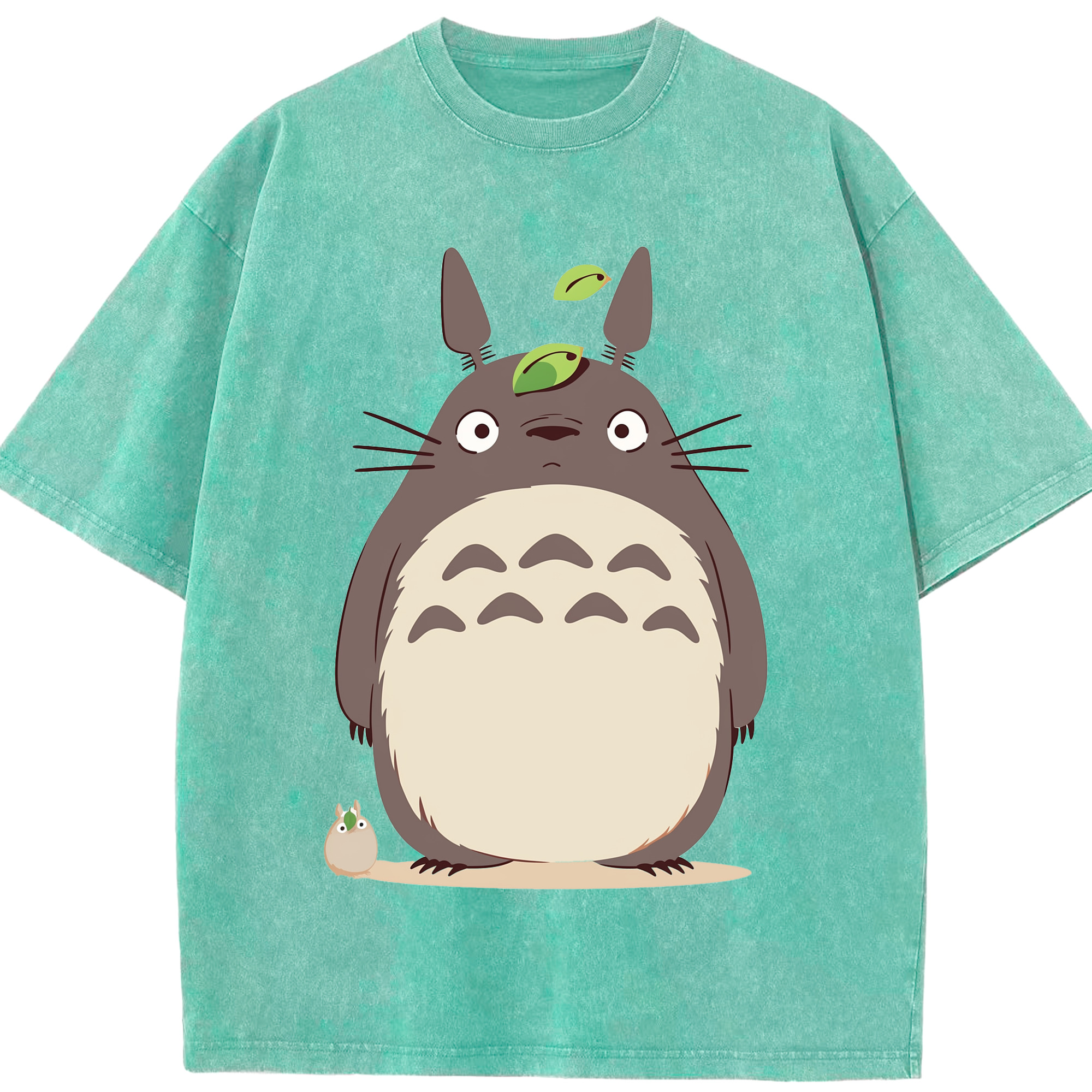 （画像用） となりのトトロ 草壁メイ 草壁サツキ My Neighbor Totoro Satsuki Kusakabe Mei Kusakabe 綿100% ヴィンテージ風 半袖Tシャツ（フロントプリント）